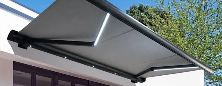 outdoor spaces retractable awnings